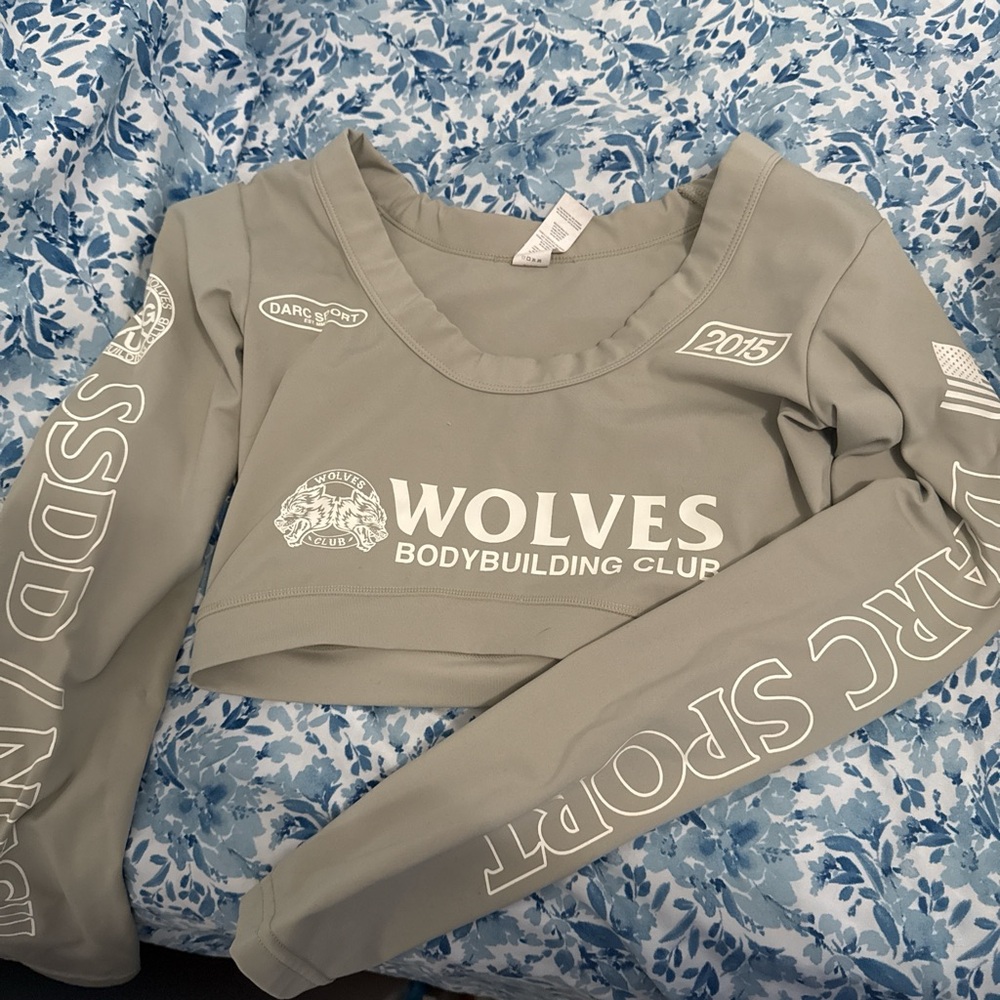 Darc Sport Gray Crop Top